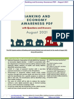 Banking and Economy PDF August 2021