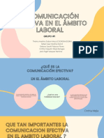 Comunicación efectiva laboral