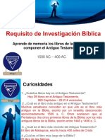 Requisito de Investigacion Biblica