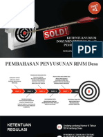 Dokumen Perencanaan Desa - Penyusunan RPJM Desa Part 1