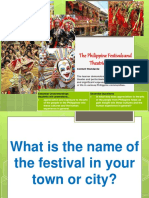 The Philippine Festivals and Theatrical Forms