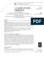 Towards A Model of Work Engagement Bakker Demerouti 2008