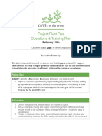 Project Plant Pals Operations & Training Plan: February 15th