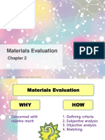 Materials Evaluation Chapter 2 Analysis