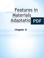 Key Features in Materials Adaptation