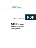 Modul Ke-01 Sistem Informasi Manajemen - SMT Antara - UNDIRA by Agus Arijanto