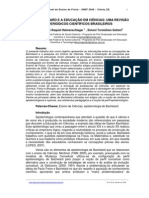 BACHELARD E A EDUCAÇÃO EM CIÊNCIAS- UMA REVISÃO