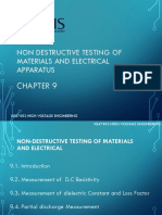 KE47503 High Voltage Chapter 9 - Non Destructive Testing On Materials and Electrical Apparatus (Autosaved)