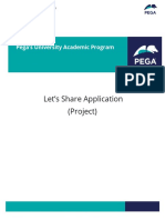 Let's Share Application (Project) : Pega's University Academic Program