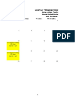 Monthly Planner - COE 2020 U15 Feb