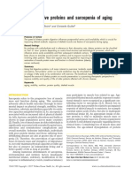 Fast Digestive Proteins and Sarcopenia of Aging: Review