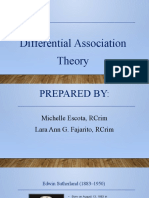 Differential Association Theory