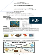 Components of The Ecosystem and Its Ecological Relationships