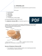 Cell Organelles: (Text Wrapping Break)