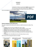 Geography Weather What Is Weather?: Sunshine Recorder. Thermometer