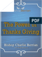 The Power of Thanks Giving