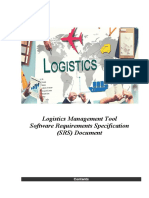 Logistics Management Tool SRS