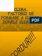 Tema 19. Clima. Factorii de Formare A Climei. Zonele Climatice.