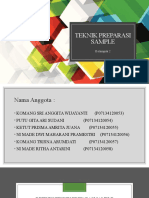 REVISI KELOMPOK 2 - Teknik Preparasi Sample