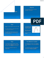 Derivative & Slope: Objective