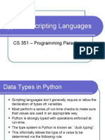 Types of Scripting Language