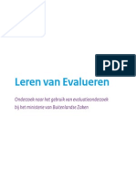 Leren Van Evalueren (BZ)