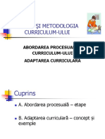 Curs 9 Abordarea Procesuala Adaptare Curriculara