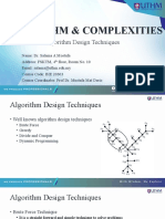 Algorithm & Complexities