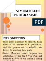 14.minimum Needs Programme