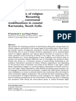 Ethnicization of Religion in Practice? Recasting Competing Communal Mobilizations in Coastal Karnataka, South India