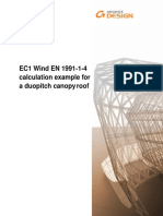 EC1 Wind en 1991-1-4 Calculation Example For A Duopitch Canopy Roof