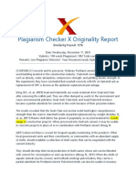 Plagiarism Checker X Originality Report: Similarity Found: 13%