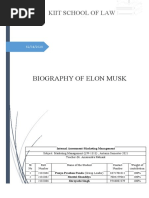 Elon Musk Biography