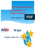 Policy and Guidelines For The Comprehensive Wins Program: Elaine C. Ibarra, RN, LPT