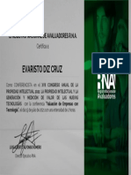 Certificados CONFERENCISTAS - Evaristo Diz 2