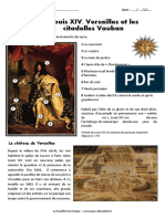 Versailles - Citadelles Vauban Documents Et Questions
