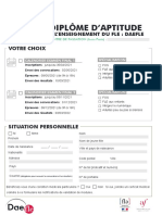Formulaire Inscription Examen Final Hors Paris 2021 Dynamique