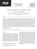 Stochastic Simulation of Woven Composites Forming: Composites Science and Technology