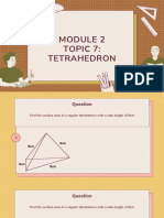 M2 - TOPIC 7 Tetrahedron