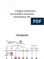 Haemorrhagias Diathesisek Csecsemőkori Anaemiák, Haemophilia, DIC