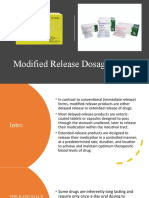 Solid Modified Release Dosage Forms