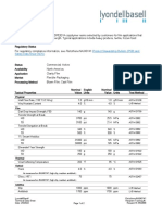 Petrothene: Technical Data Sheet