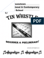 Tin Whistle Preliminary Book
