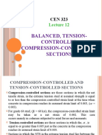 Lecture 12 - Balanced, Tension-Controlled Compression-Controlled Member