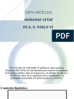 Carta Encíclica Humanae Vitae de S. S. Pablo Vi