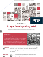 Kalendarium – droga do niepodleglosci