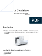 Air Conditioner: Aesthetics and Ergonomics