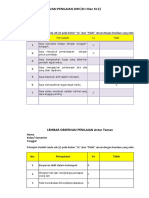 Format Lembar Observasi Penilaian Sikap KI.1 KI.2 - Penilaian Diri