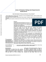 Oral Manifestations of Patients Taking Anti-Hypertensive Medications