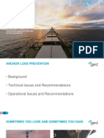 Anchor Loss: Technical and Operational Challenges and Recommendations
